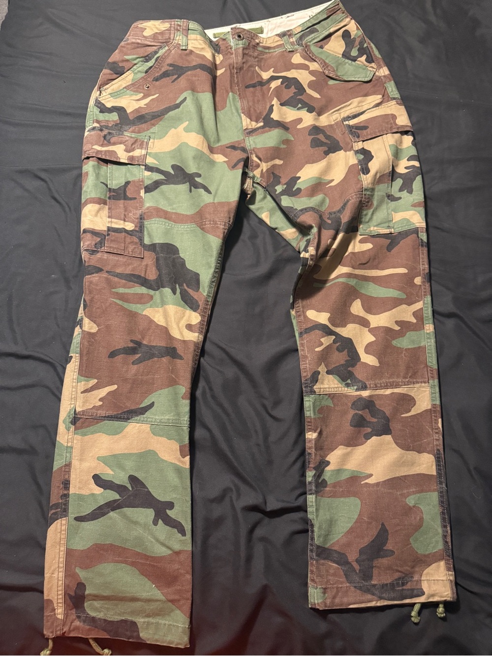 Ralph Lauren Men's Camo Cargo Pants - Green/Brown/Black